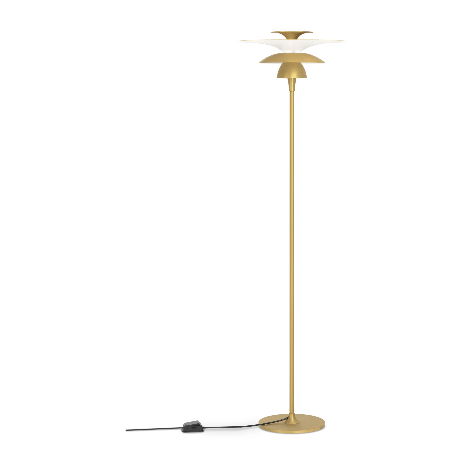 Picasso lampa podłogowa Ø38x140,3 cm, Antyczny mosiądz Belid