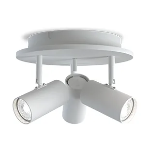 Tyson 3-spotlight Ø25 cm - Biały - Belid