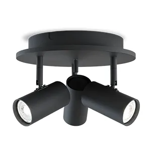 Tyson 3-spotlight Ø25 cm, Czarny Belid