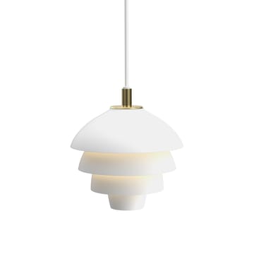 Valencia lampa wisząca Ø18 - Matowy biały-mosiądz - Belid