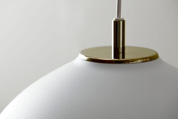 Valencia lampa wisząca Ø31,8 - Matowy biały-mosiądz - Belid