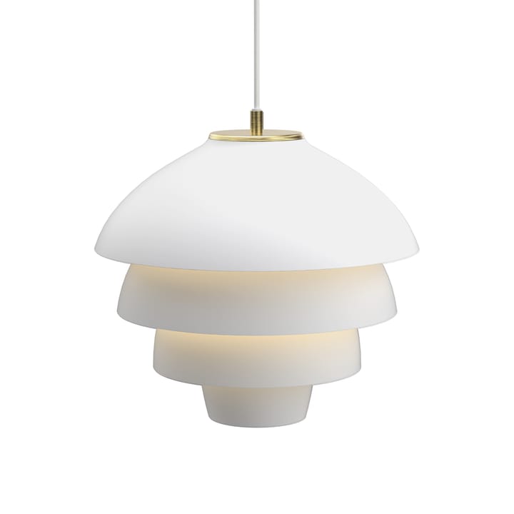 Valencia lampa wisząca Ø42 cm, Matowy-biały-mosiądz Belid