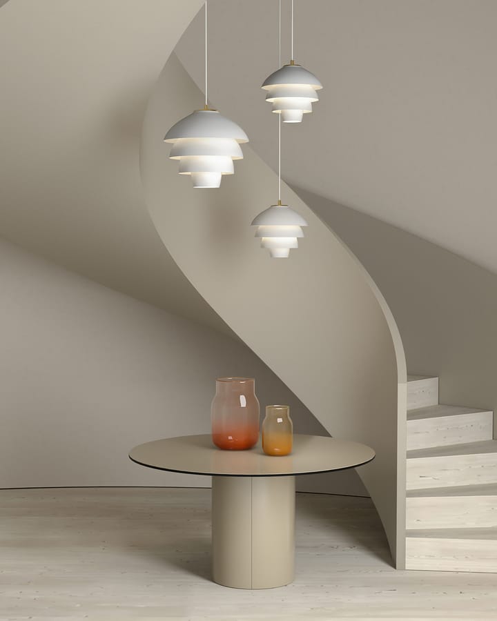 Valencia lampa wisząca Ø42 cm, Matowy-biały-mosiądz Belid