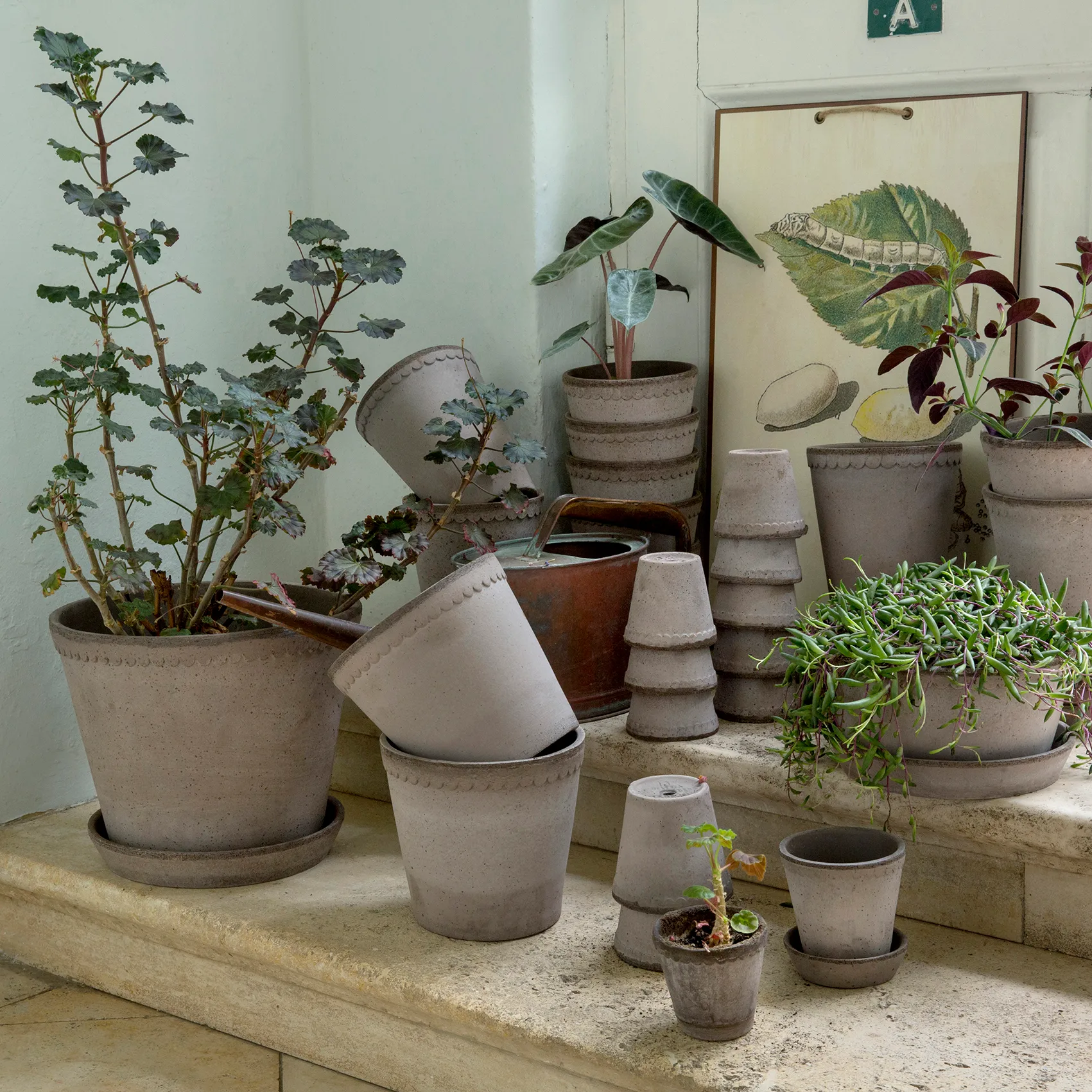 Donica Helena Ø18 cm, Szary Bergs Potter