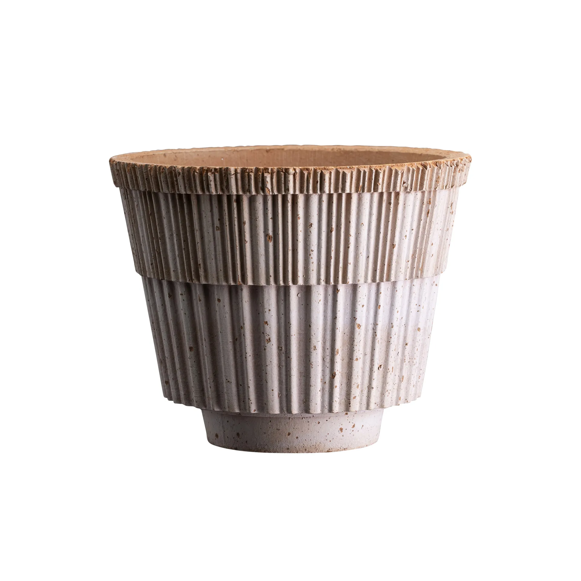 Doniczka Atlas raw, Różowy, Ø14 cm Bergs Potter