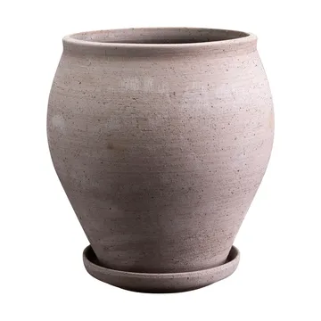 Doniczka Delphi z podstawką, 2 części - Grey, Ø20 cm - Bergs Potter