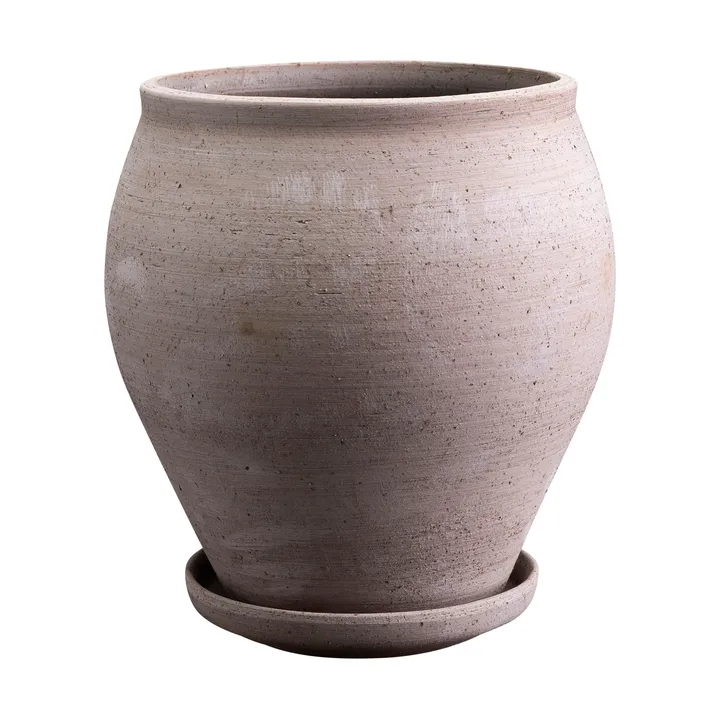 Doniczka Delphi z podstawką, 2 części - Grey, Ø20 cm - Bergs Potter