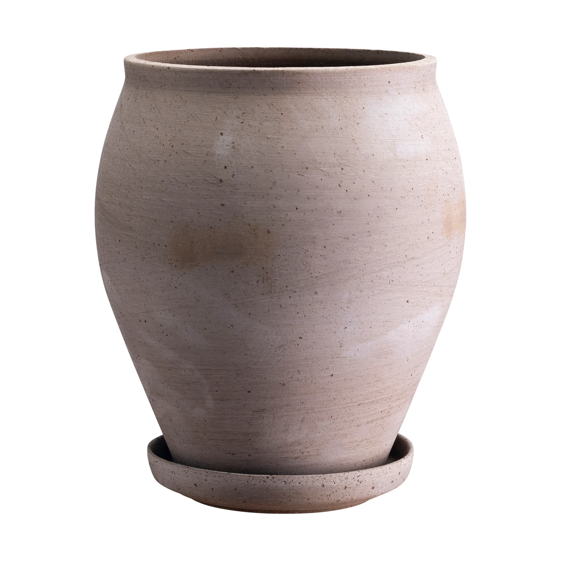 Doniczka Delphi z podstawką, 2 części, Grey, Ø22 cm, tall Bergs Potter