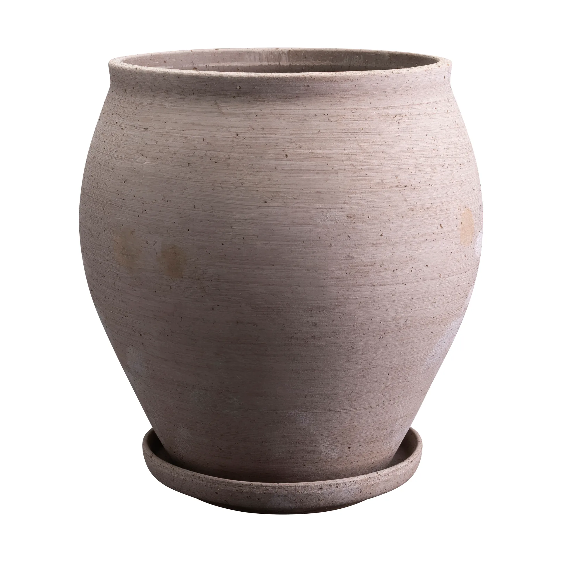 Doniczka Delphi z podstawką, 2 części, Grey, Ø26 cm Bergs Potter