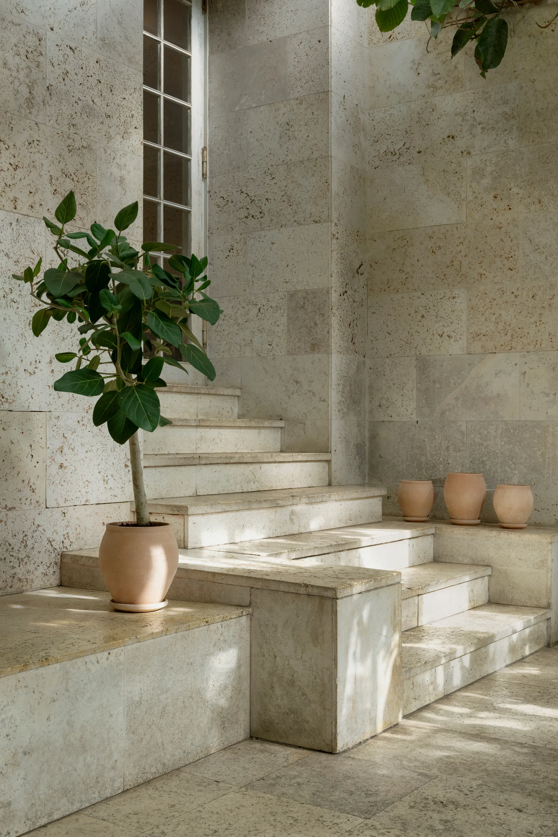 Doniczka Delphi z podstawką, 2 części, Róż, Ø22 cm, tall Bergs Potter