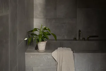 Doniczka Fleur z podstawką, 2 części - Grey, Ø14 cm - Bergs Potter