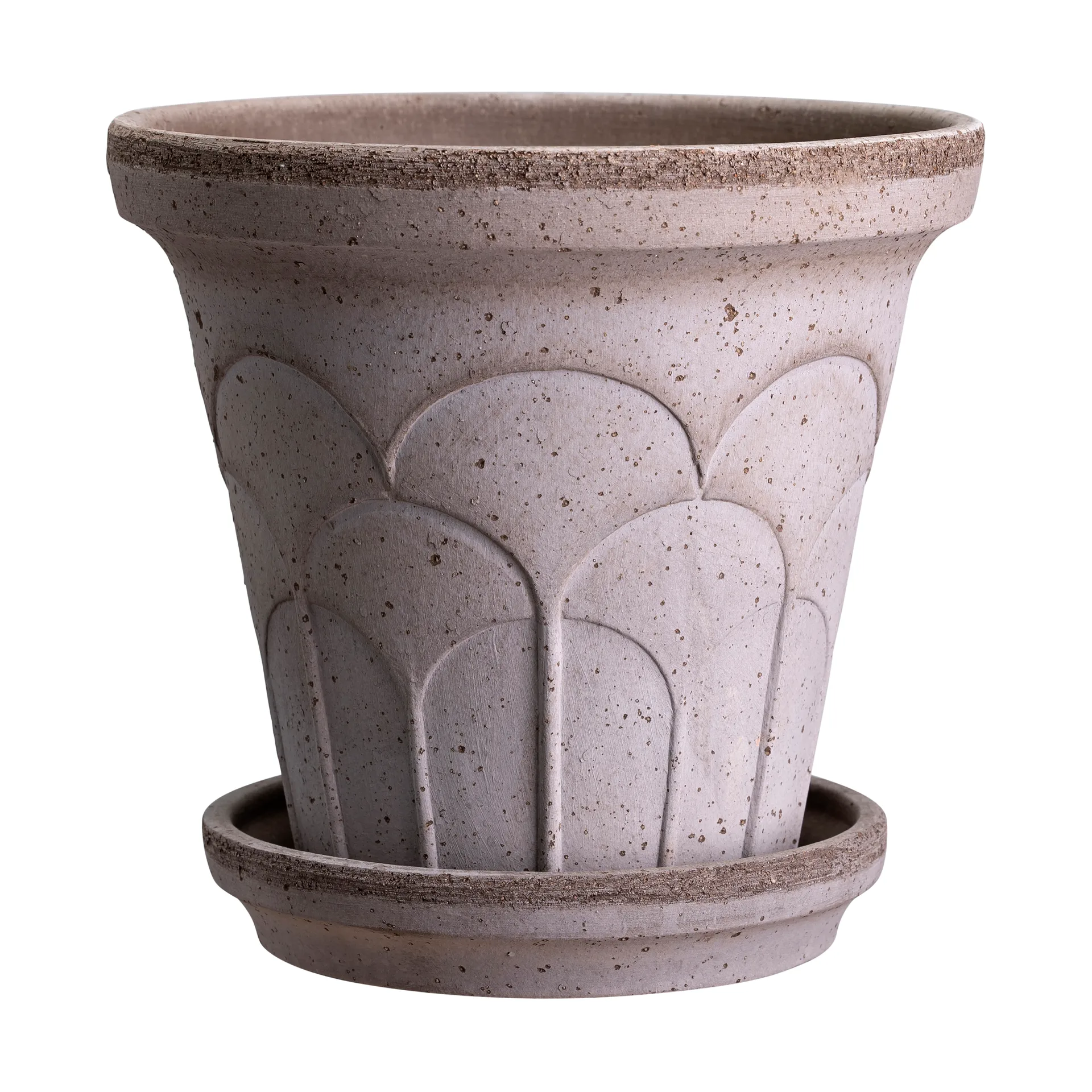 Doniczka Fleur z podstawką, 2 części, Grey, Ø25 cm Bergs Potter