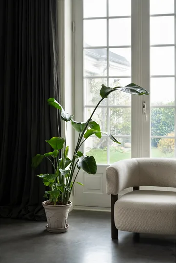 Doniczka Fleur z podstawką, 2 części - Grey, Ø25 cm - Bergs Potter