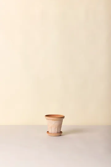 Doniczka Fleur z podstawką, 2 części - Róż, Ø16 cm - Bergs Potter