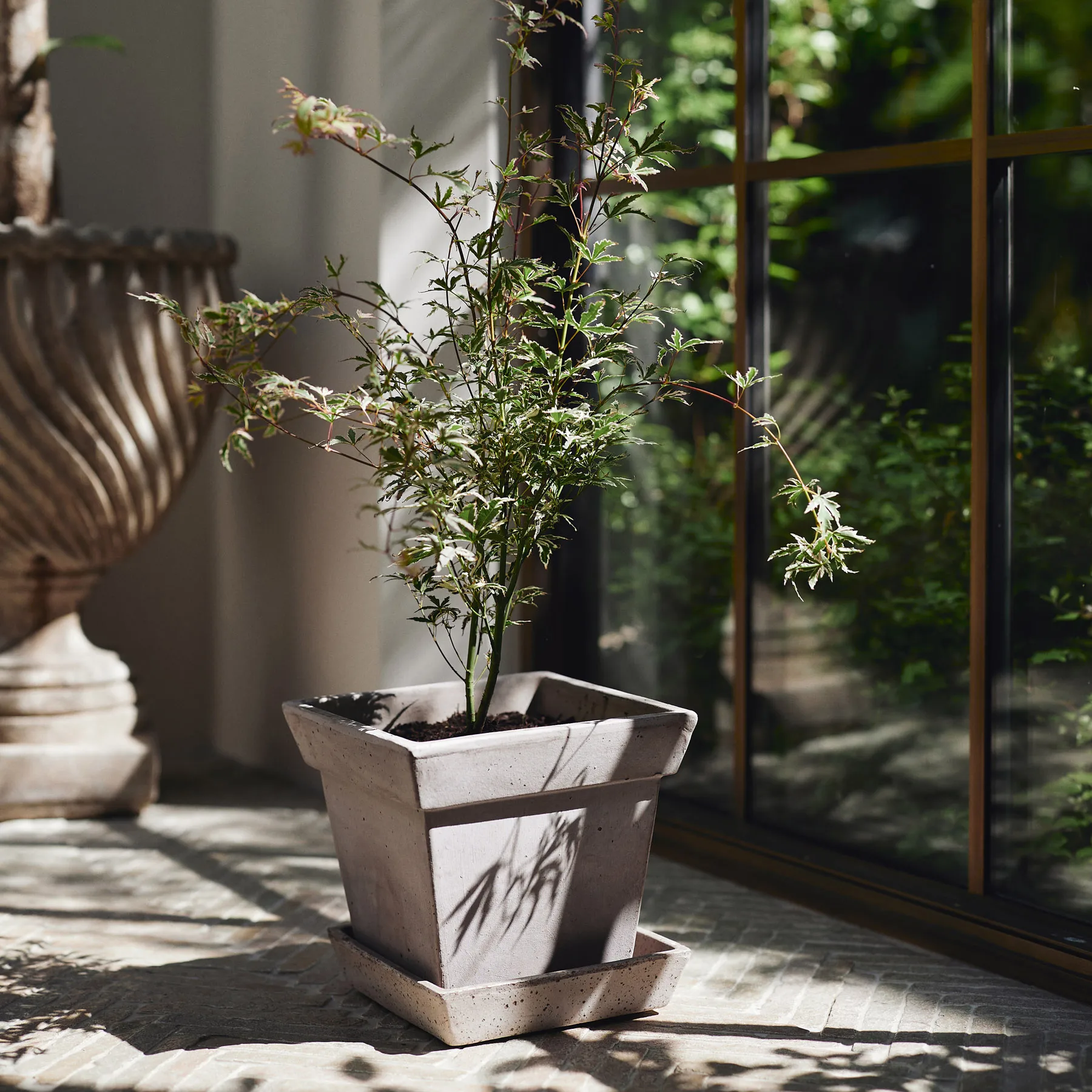 Doniczka Gaia raw, Grey, Ø21 cm Bergs Potter