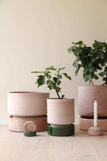 Doniczka Hoff - Ø16 cm, Raw Rosa-Deep Burgundy - Bergs Potter