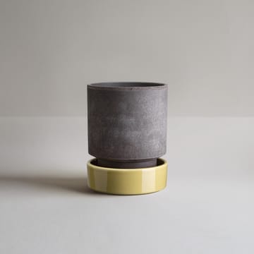 Doniczka Hoff - Ø18 cm, surowy szary-blady żółty - Bergs Potter