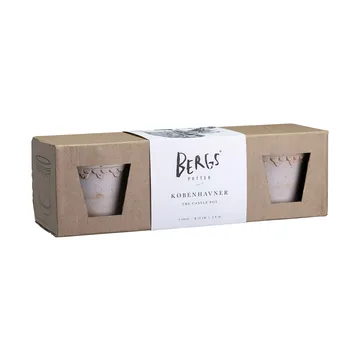 Doniczka Københavner Ø10 cm 3-szt. - Różowy - Bergs Potter