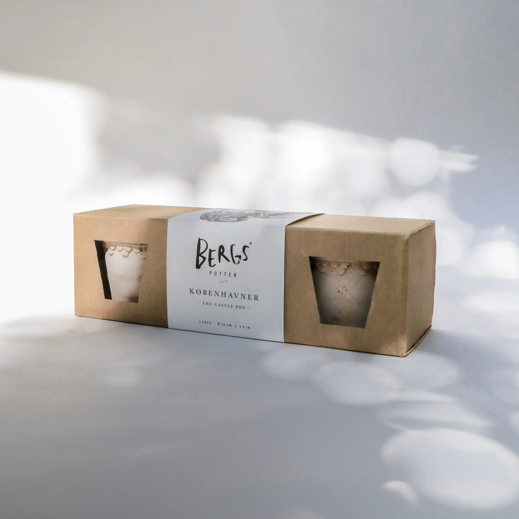 Doniczka Københavner Ø10 cm 3-szt., Różowy Bergs Potter