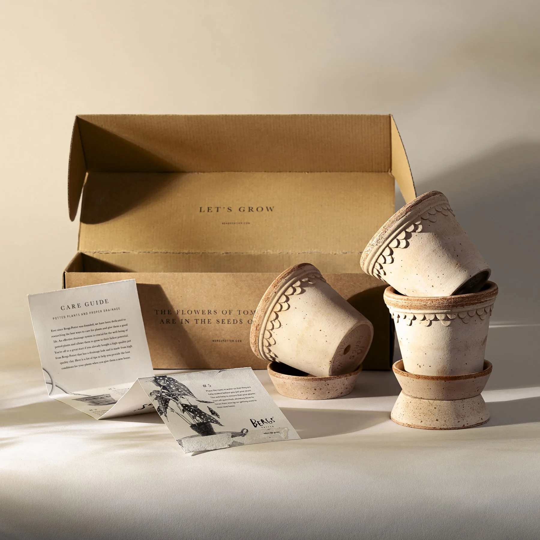 Doniczka Københavner Ø10 cm 3-szt., Różowy Bergs Potter