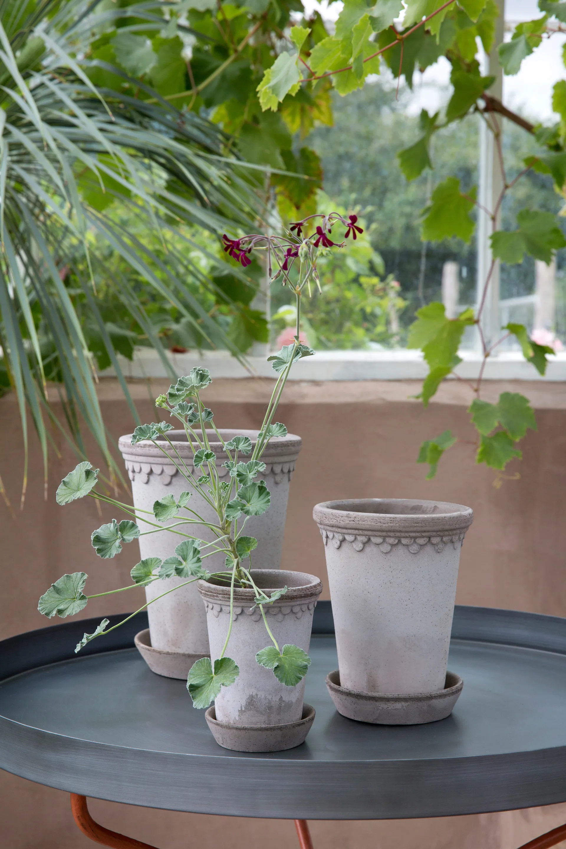 Doniczka Københavner wysoka Ø14 cm, szary Bergs Potter