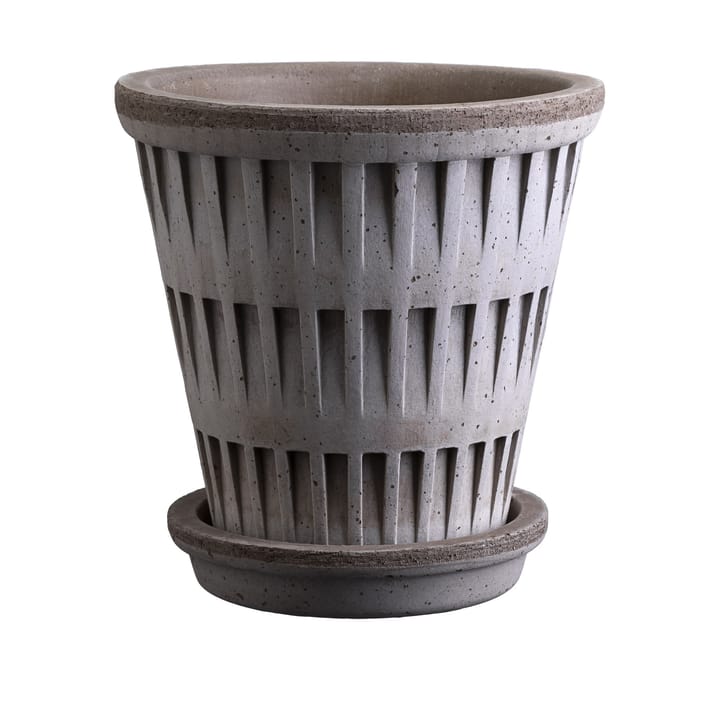 Doniczka Pantheon raw - Grey, Ø25 cm - Bergs Potter