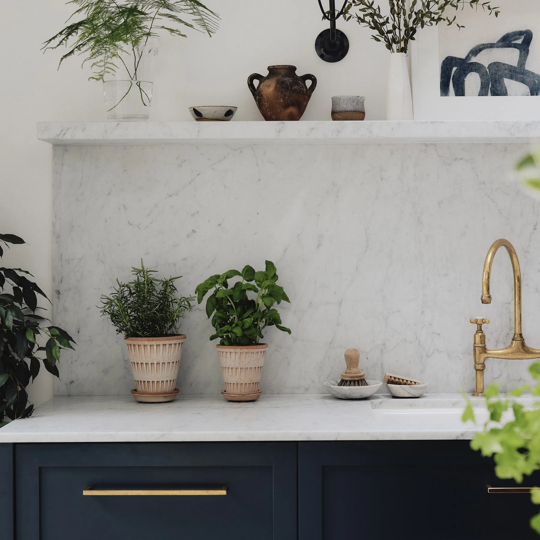 Doniczka Pantheon raw, Różowy, Ø12 cm Bergs Potter