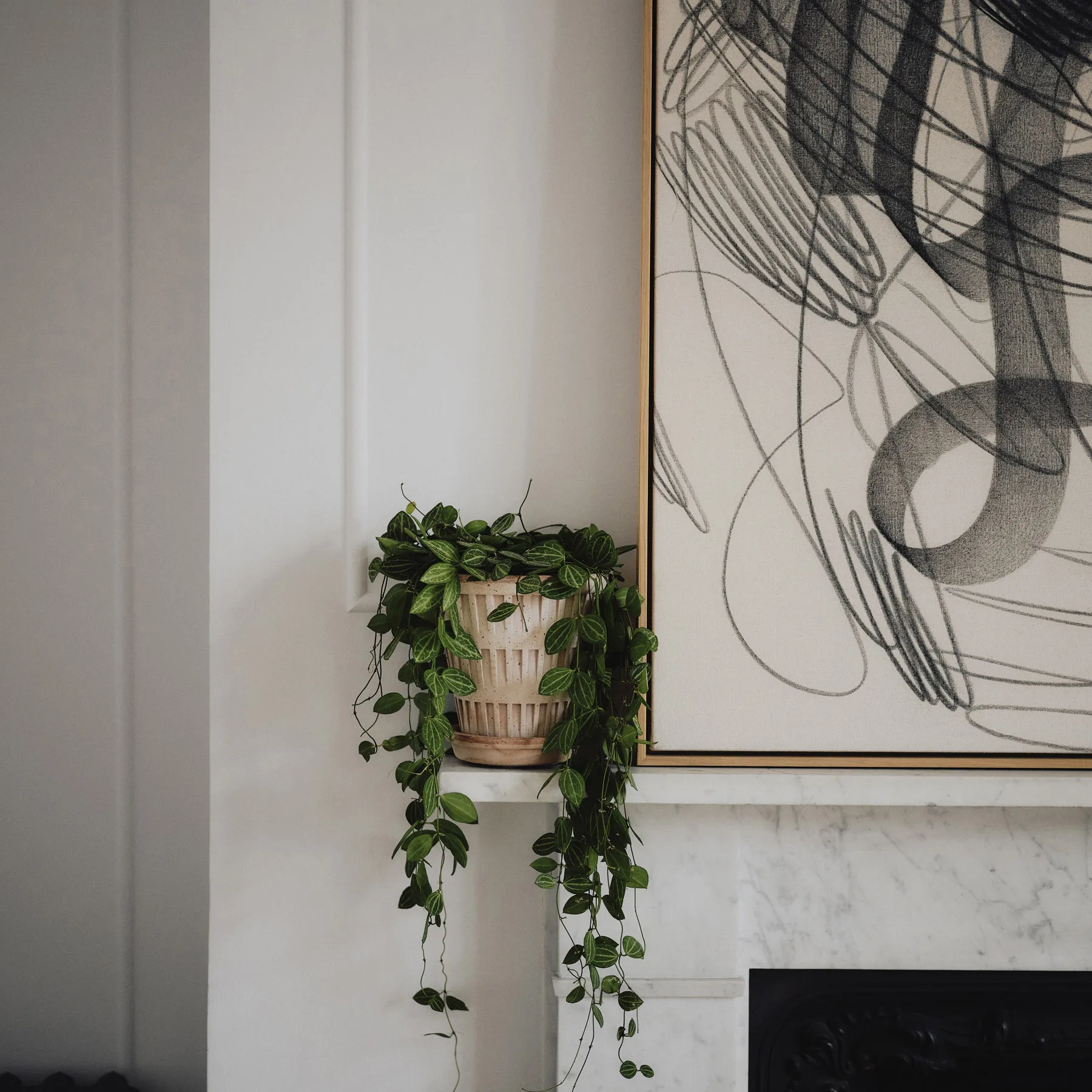 Doniczka Pantheon raw, Różowy, Ø12 cm Bergs Potter