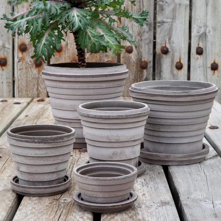 Doniczka Planet Mars Ø12 cm, Szara Bergs Potter