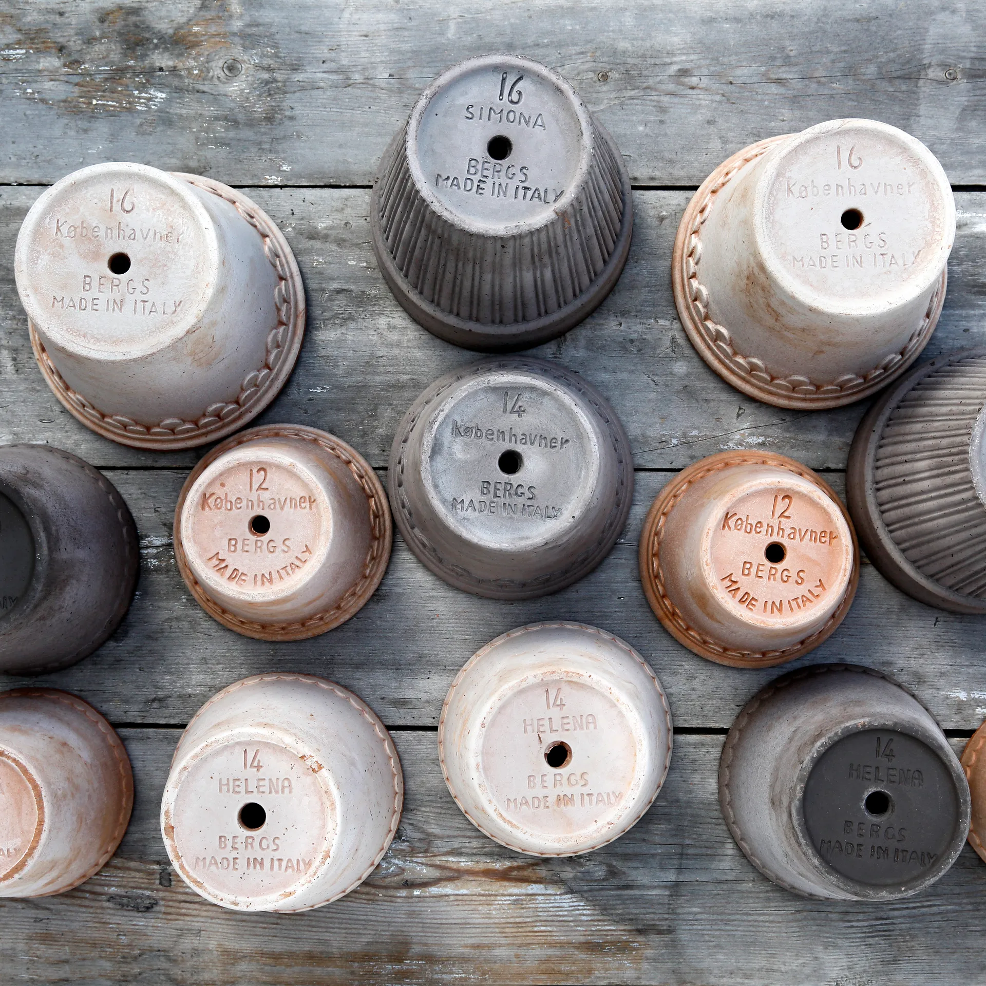 Simona doniczka 16 cm, szary Bergs Potter