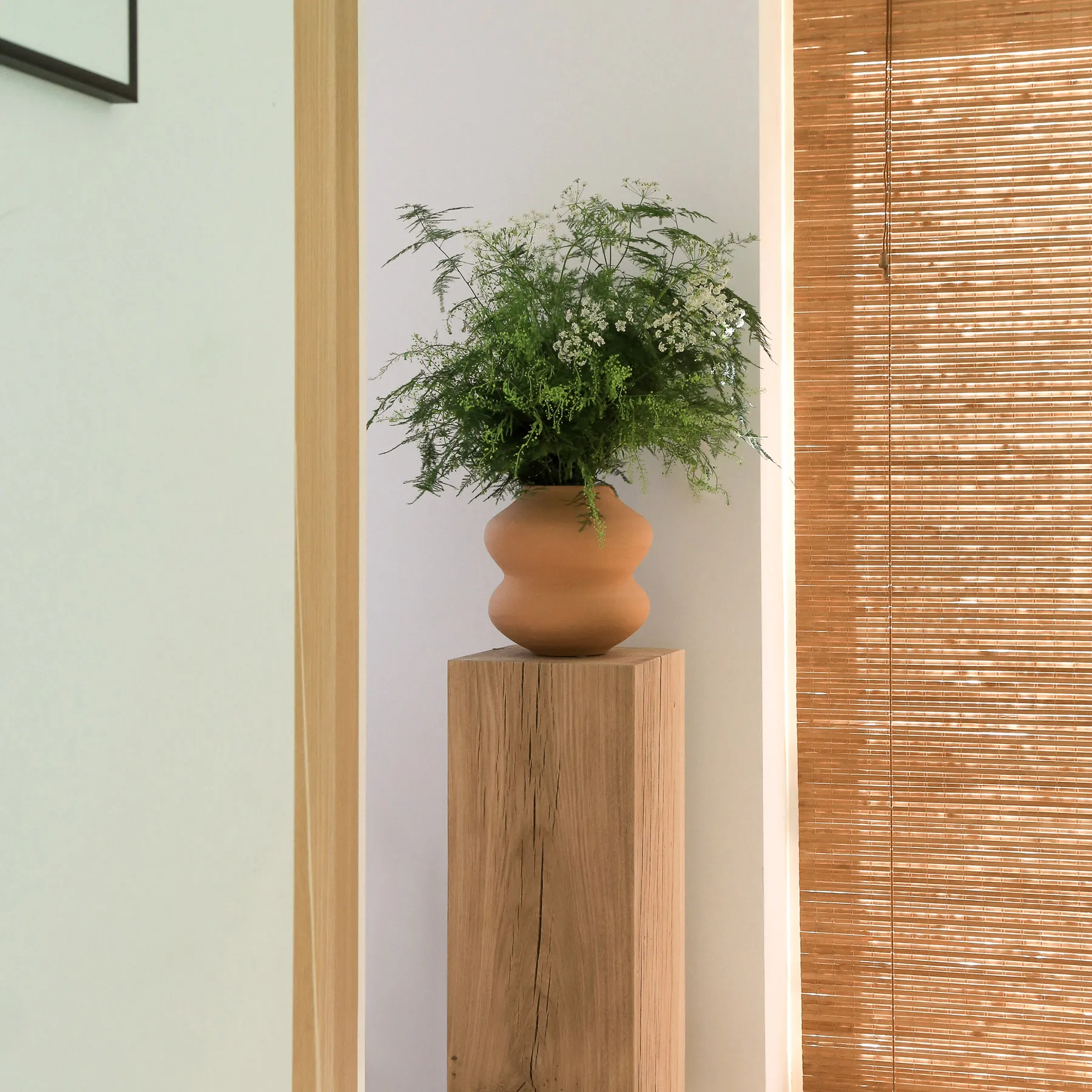 Wazon Belle raw 26 cm, Różowy Bergs Potter