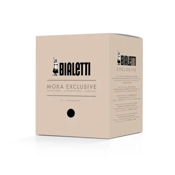 Bialetti ekskluzywny zaparzacz moka - Czarny, 3 filiżanki - Bialetti