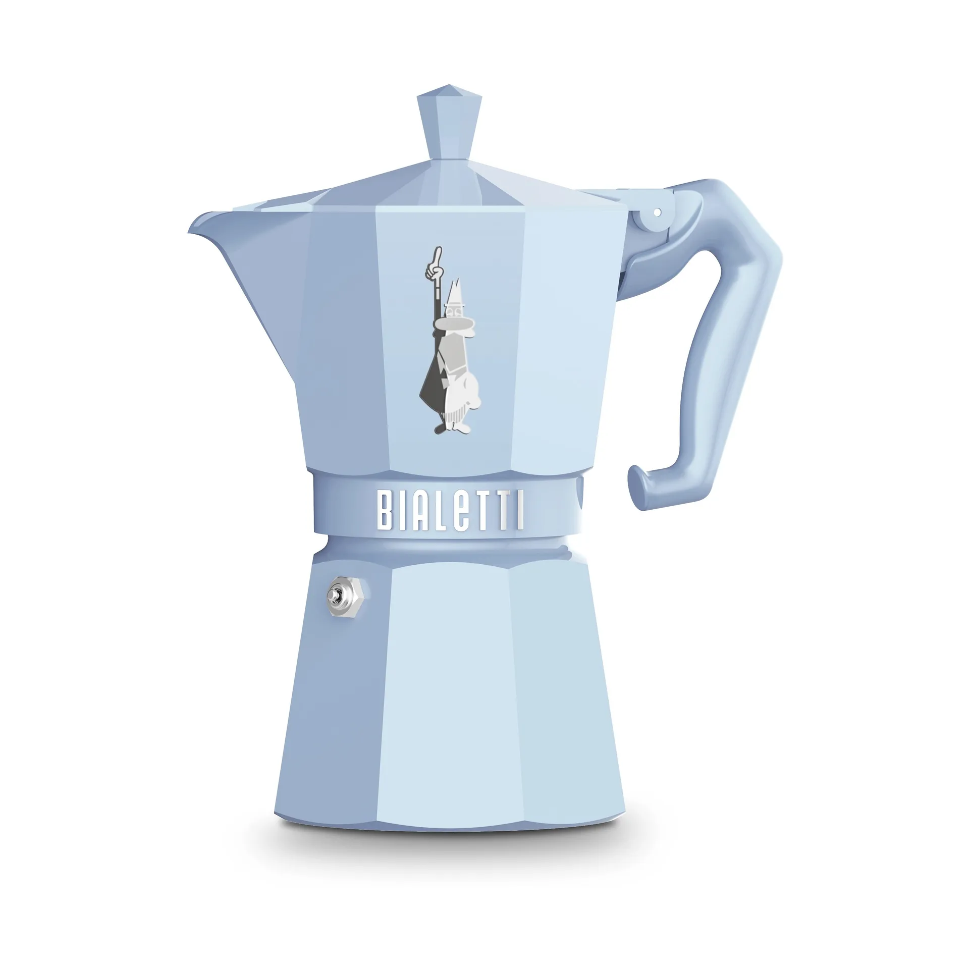 Bialetti ekskluzywny zaparzacz moka, Jasnoniebieski, 6 filiżanek Bialetti