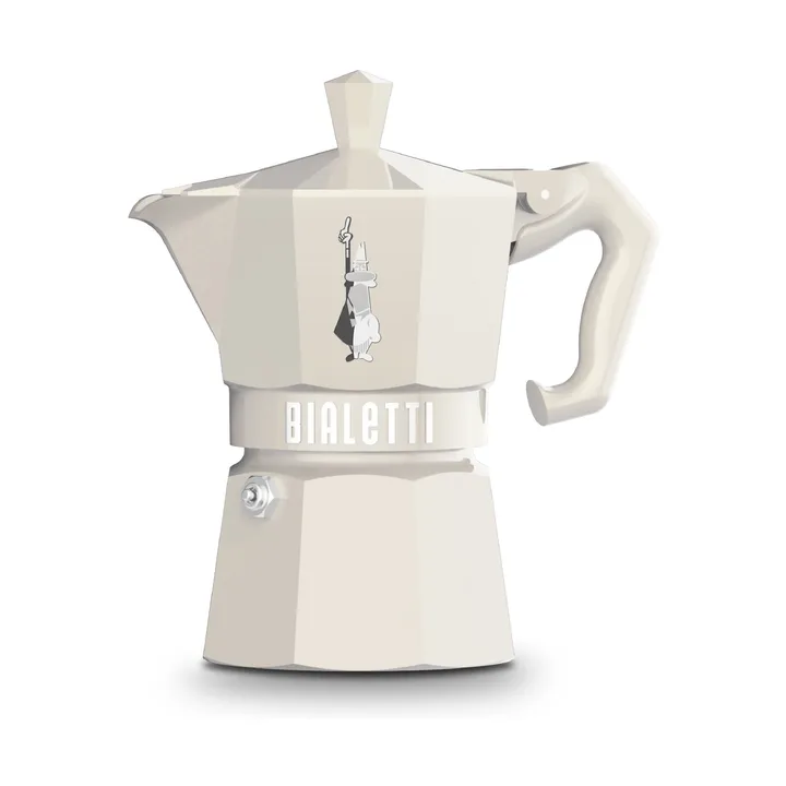 Bialetti ekskluzywny zaparzacz moka - Kremowy, 3 filiżanki - Bialetti