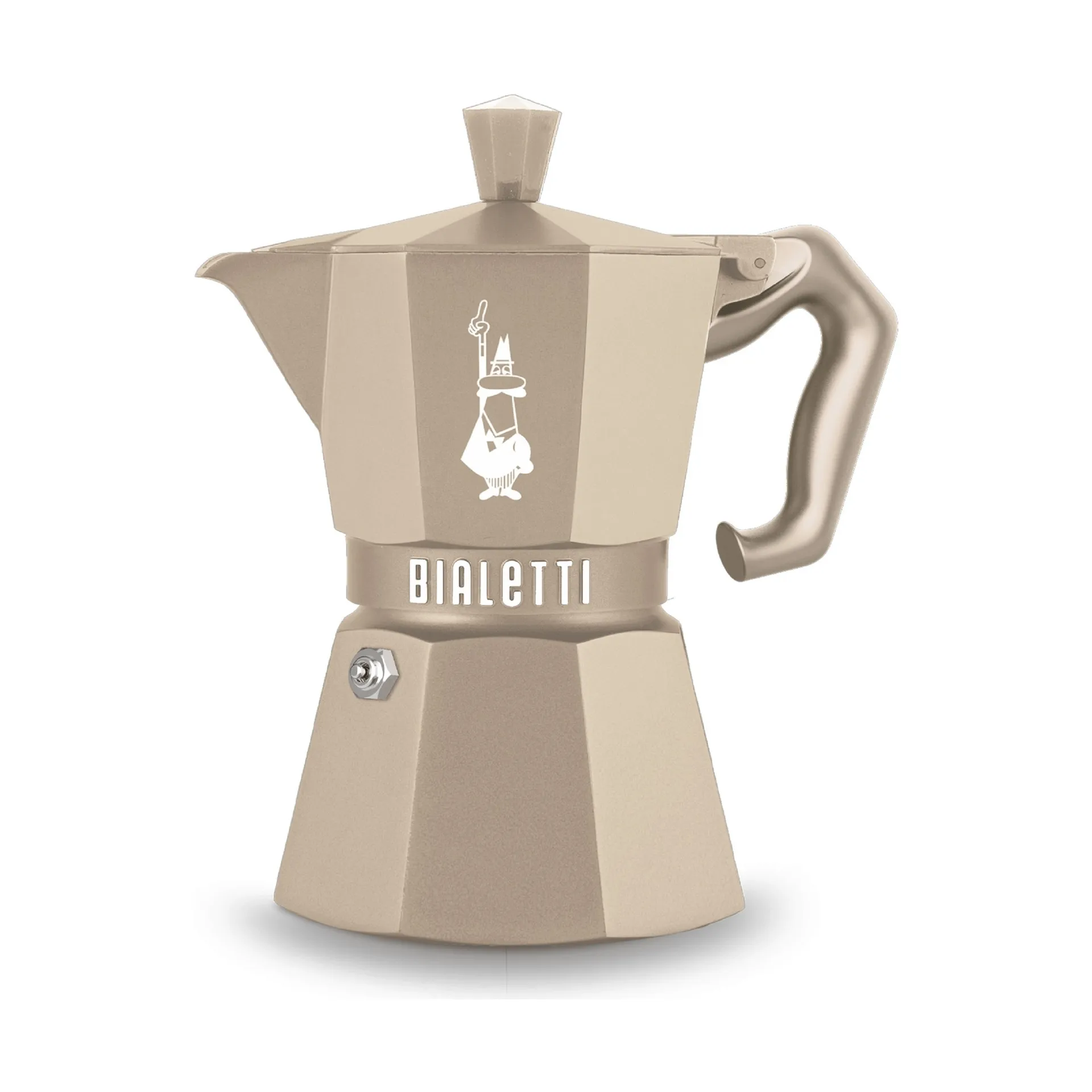 Bialetti exclusive moka na indukcję, Beżowy, 3 filiżanki Bialetti