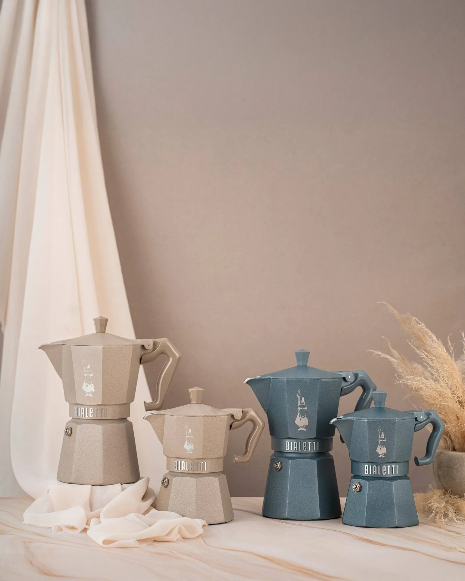 Bialetti exclusive moka na indukcję, Beżowy, 3 filiżanki Bialetti