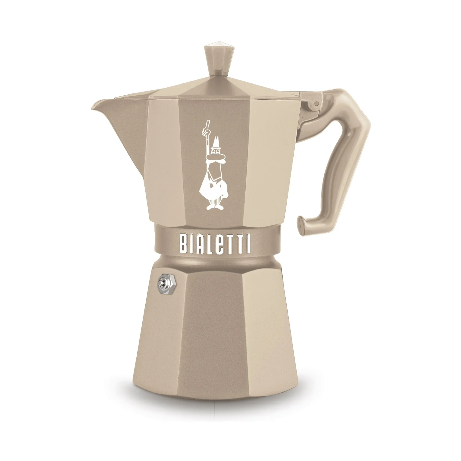 Bialetti exclusive moka na indukcję, Beżowy, 6 filiżanek Bialetti