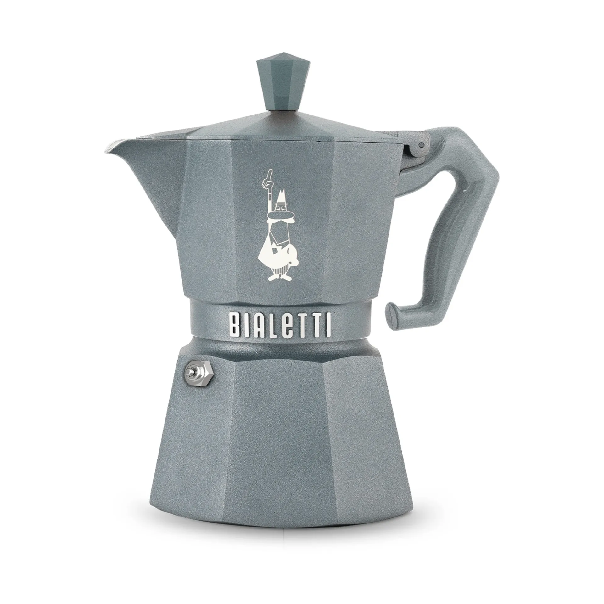 Bialetti exclusive moka na indukcję, Szary, 3 filiżanki Bialetti