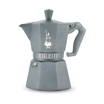 Bialetti exclusive moka na indukcję - Szary, 3 filiżanki - Bialetti