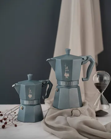 Bialetti exclusive moka na indukcję - Szary, 3 filiżanki - Bialetti
