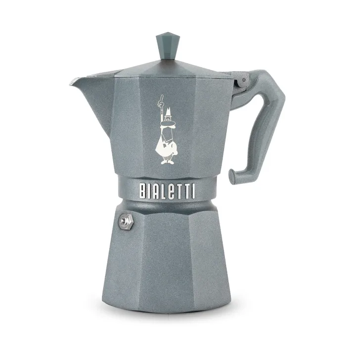 Bialetti exclusive moka na indukcję - Szary, 6 filiżanek - Bialetti