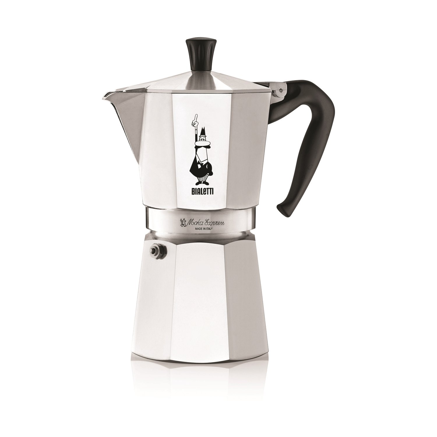 Bialetti Ekspres do kawy Moka, 9 filiżanek Srebrny | Skandynawski Design | Srebrny kolor