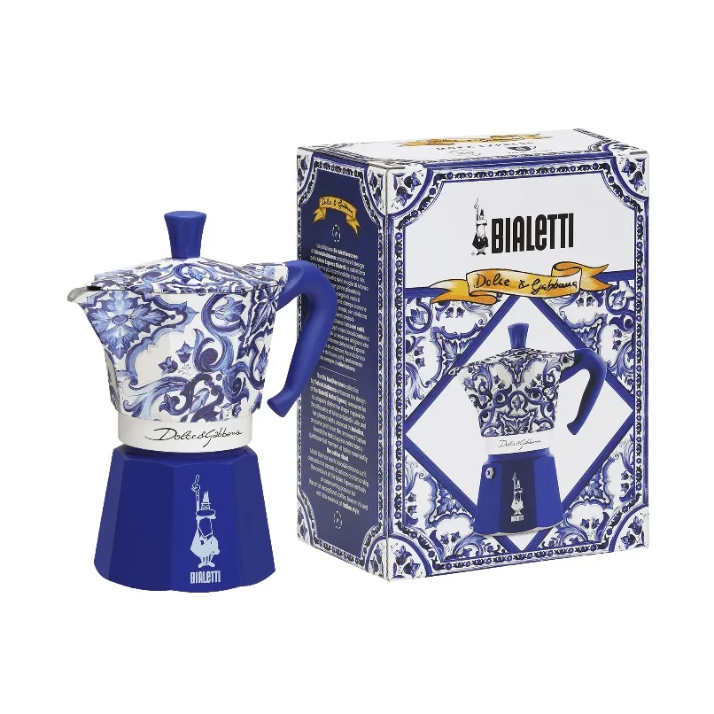 Kawiarka Bialetti x Dolce & Gabbana, Mediterraneo, 6 filiżanek Bialetti