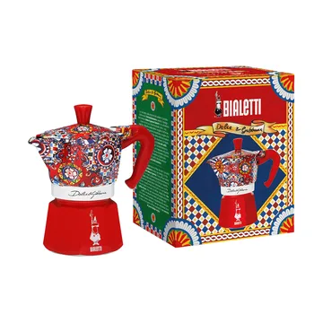 Kawiarka Bialetti x Dolce & Gabbana - Wózek sycylijski, 3 filiżanki - Bialetti