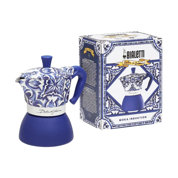 Kawiarka indukcyjna Bialetti x Dolce & Gabbana, Mediterraneo, 4 filiżanki Bialetti