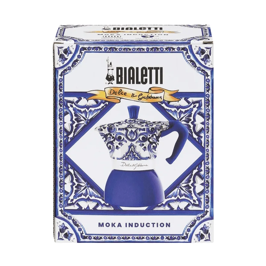 Kawiarka indukcyjna Bialetti x Dolce & Gabbana, Mediterraneo, 4 filiżanki Bialetti