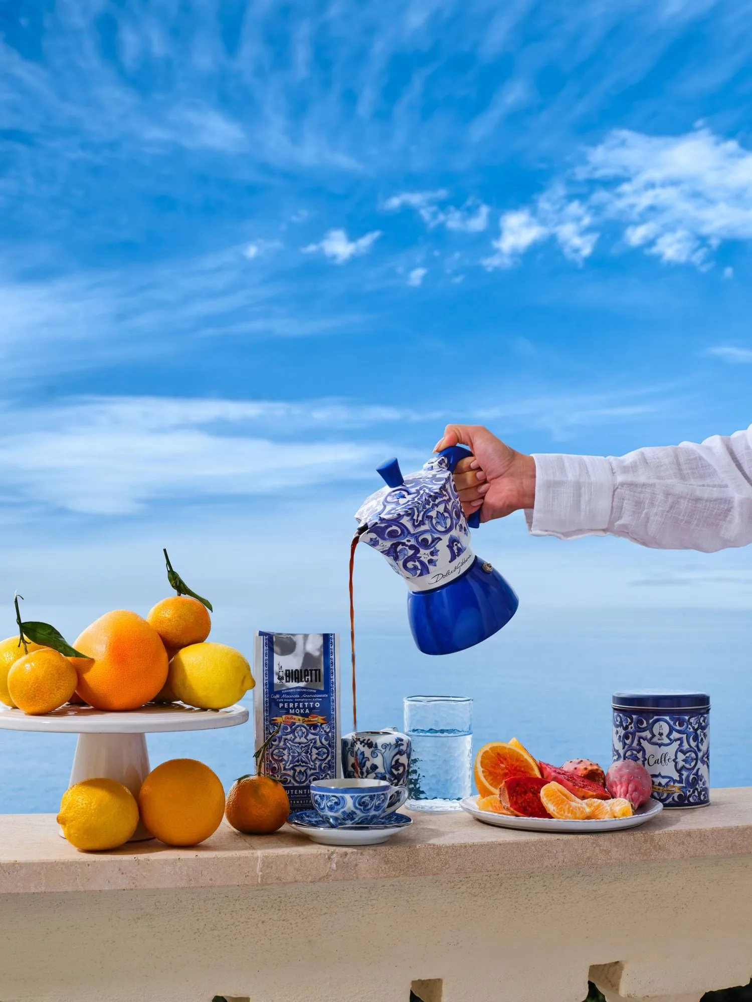 Kawiarka indukcyjna Bialetti x Dolce & Gabbana, Mediterraneo, 4 filiżanki Bialetti