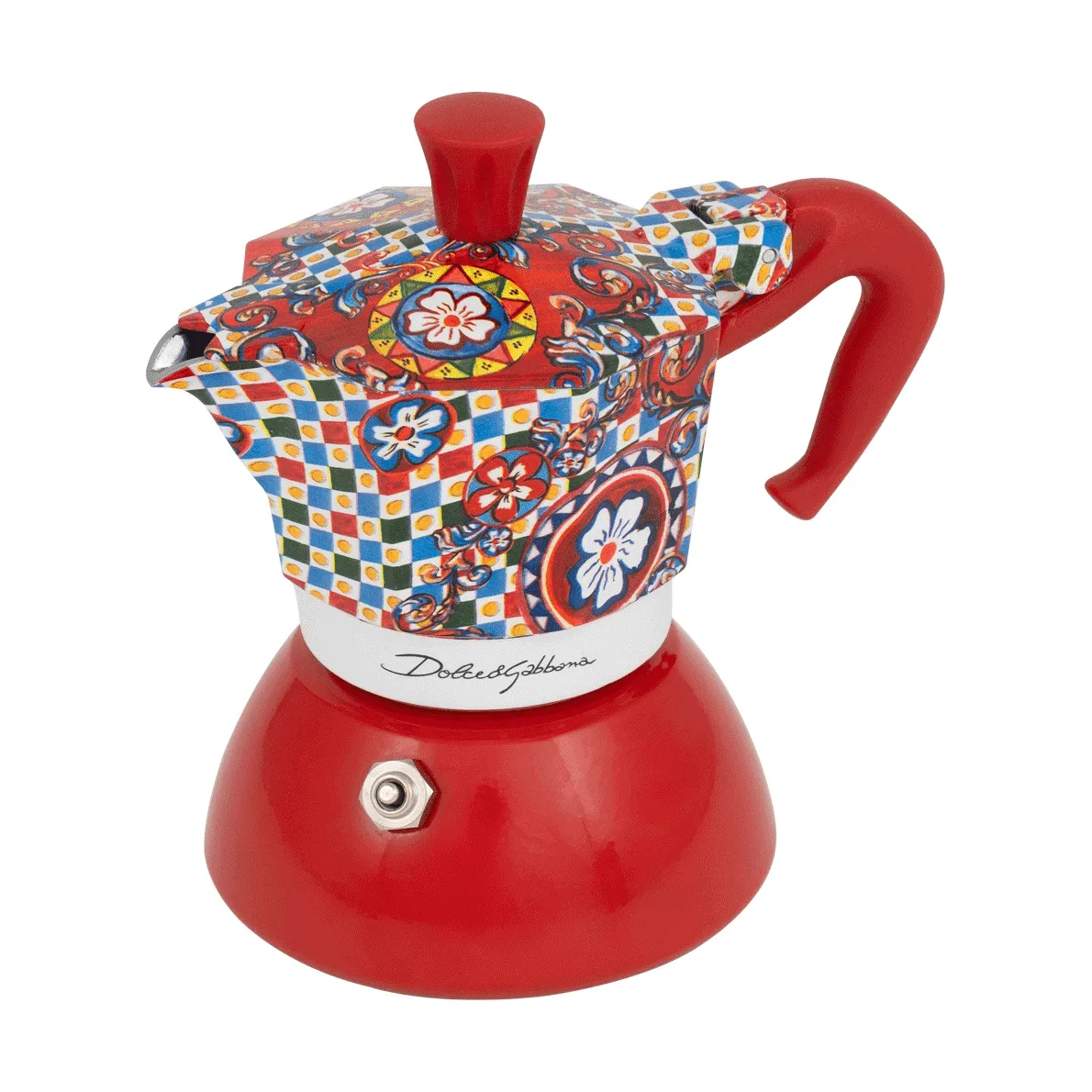 Kawiarka indukcyjna Bialetti x Dolce & Gabbana, Wózek sycylijski, 2 filiżanki Bialetti