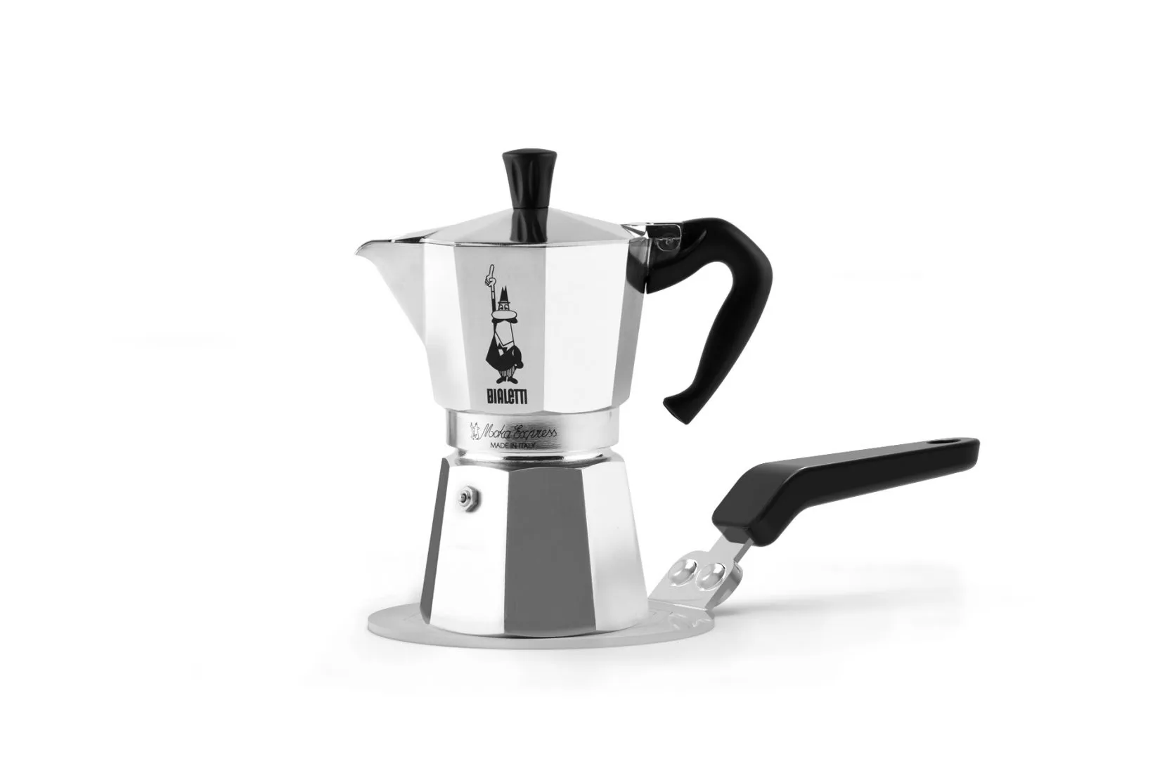 Podstawka indukcyjna Bialetti Ø13 cm, Srebrno-czarna Bialetti