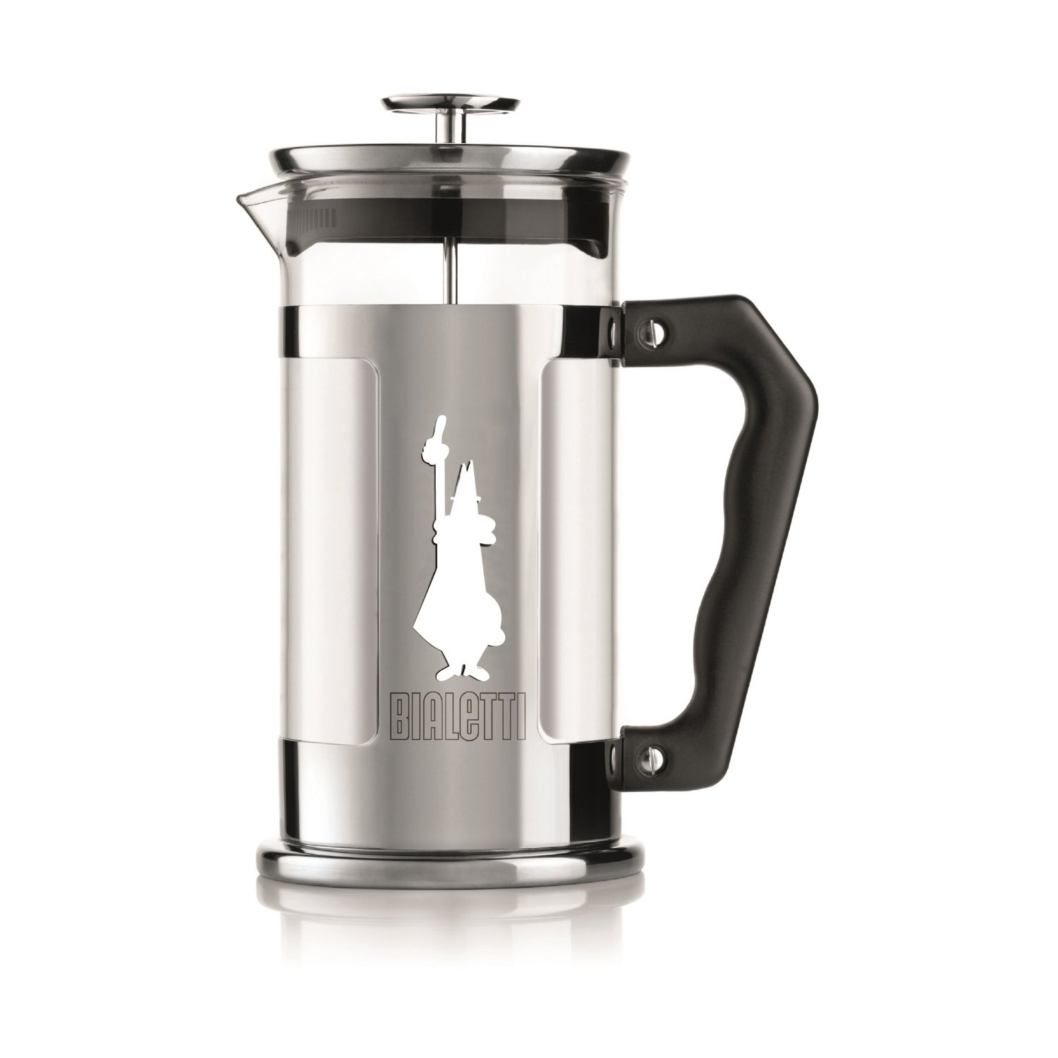 Bialetti Zaparzacz do kawy Preziosa, 8 filiżanek Srebrno-czarny